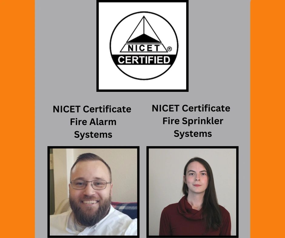 NICET Certification Ashe and Dustin